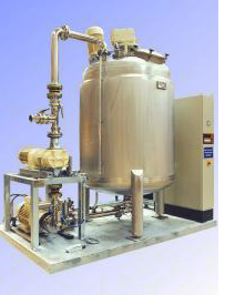 Conti-TDS with an additional volumetric pump for the production of high viscosity seal compound